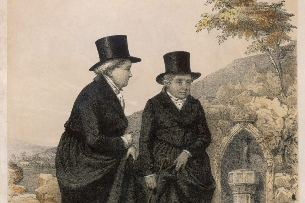 First Lesbian Couples-Eleanor Butler and Sarah Ponsonby 